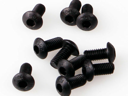 Kuza servo screws for JR 23T / Futaba 25T 3x6 mm for metal servo gears 10 pieces.
