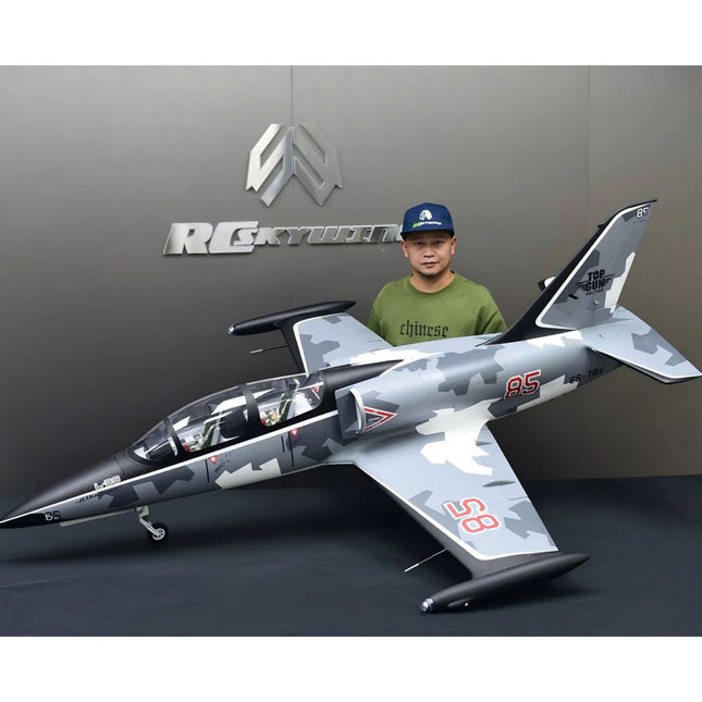 SKYWING L39 87" 120-160N  Jet Turbine ARF, 87" Grey Camo