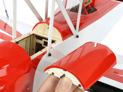 Max Thrust Double Trouble Balsa Pro-Built 1.13m / 44in – Red – 7.5–8.5cc / 4S