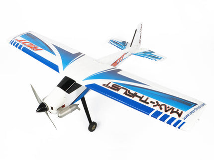 Max Thrust Riot Blue Balsa Pro-Built 1.38m / 54in – 7.5–8.5cc IC or 4S Electric