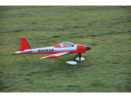 Max Thrust Ruckus Red Balsa Pro-Built 1.38m / 54in – 7.5–8.5cc IC or 4S Electric
