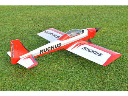 Max Thrust Ruckus Red Balsa Pro-Built 1.38m / 54in – 7.5–8.5cc IC or 4S Electric