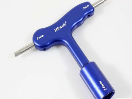 Miracle RC Universal Gas Engine Wrench Anodized Aluminum Blue