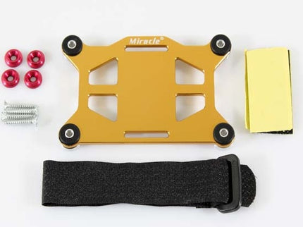 Miracle RC CDI & Receiver Shock-Absorbing Stand - Gold