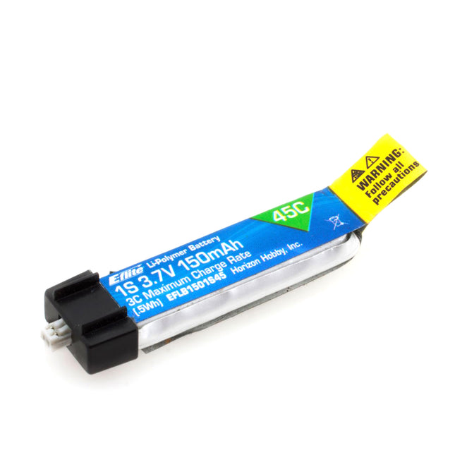 E-flite 150mAh 1S 3.7V 45C LiPo Battery
