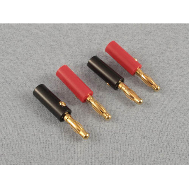 Banana Plugs (4mm Gold) 2prs