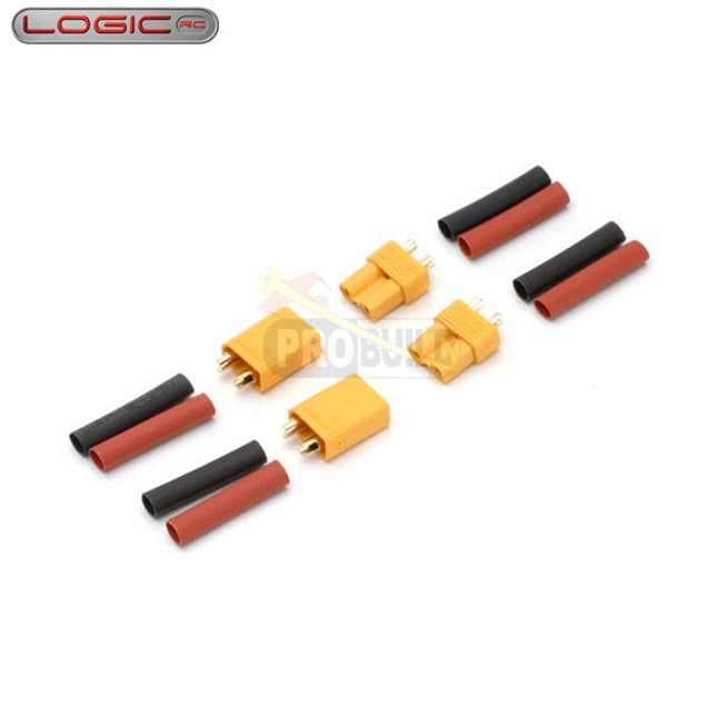 XT30 Connector Set w/HS 2 pairs