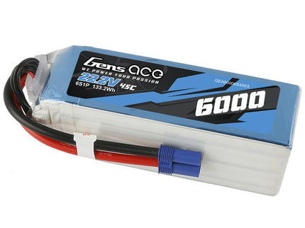 Gens ace Li-Po 6S 22.2V 6000mAh 45C with EC5