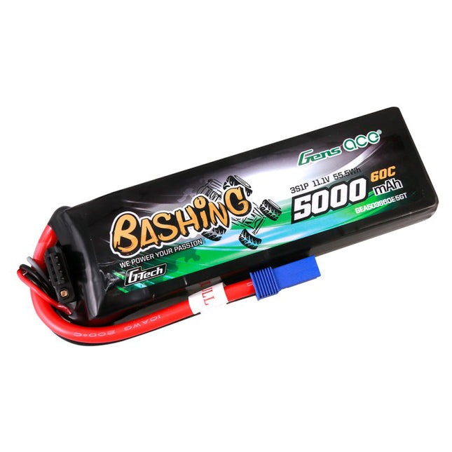 Battery pack with 'Bashing' branding on a white background