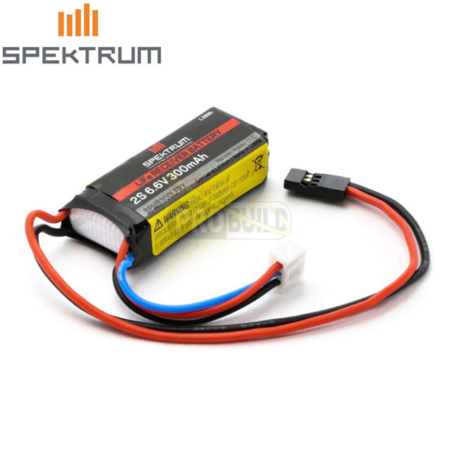 Spektrum 300mAh 2S 6.6V Li-Fe Receiver Battery