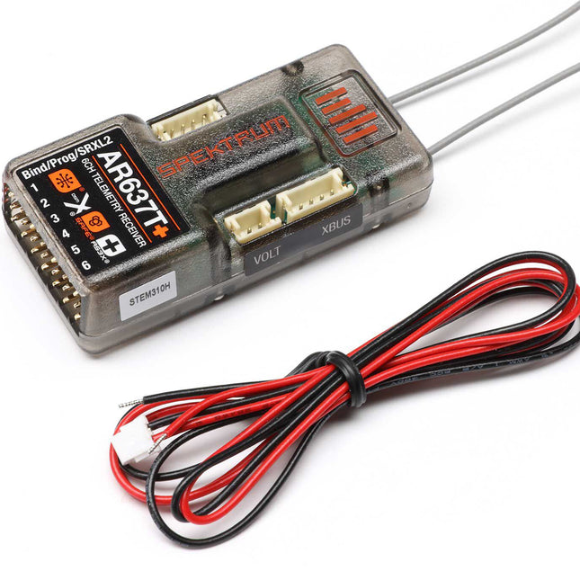 Spektrum AR637T+ DSMX 6-Channel AS3X+ & SAFE Telemetry Receiver