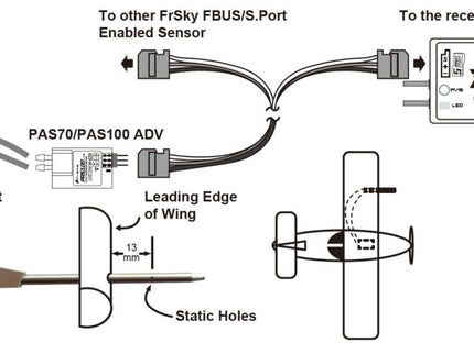 FrSky PAS100 ADV Air Speed Sensor