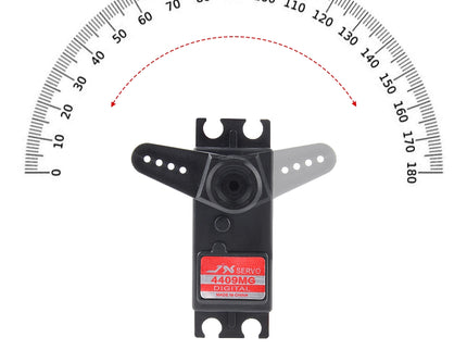 JX Servo PDI-4409MG 9.2kg Coreless Metal Gear Low Profile Digital Standard Servo  (25T)