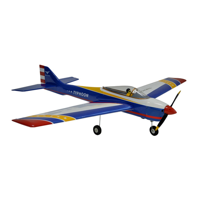 Phoenix Model TYPHOON 59" Size ARF Model airplane with 'Typhoon' branding on a white background
