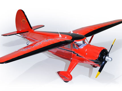 Phoenix Model STINSON RELIANT 68" ARF airplane with black accents on a white background