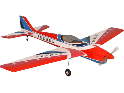 Phoenix Model AURORA 59" ARF Model airplane with 'Aurora' branding on a white background