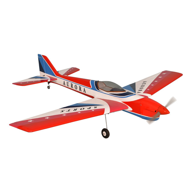 Phoenix Model AURORA 59" ARF Model airplane with 'Aurora' branding on a white background