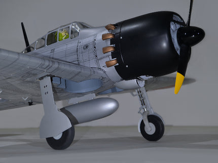 Phoenix Model ZERO A6M Model airplane on a gray background