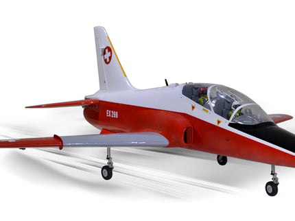Model of Phoenix Model BAE Hawk Jet 72" ARF V2 on a white background