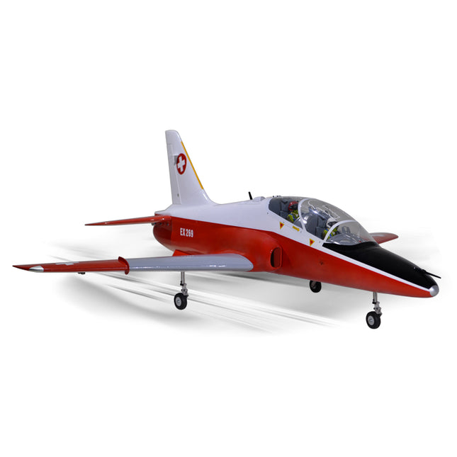 Model of Phoenix Model BAE Hawk Jet 72" ARF V2 on a white background