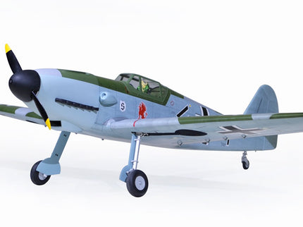 Phoenix Model MESSERCHMITT Bf 109 77'' W/Electric Retract ARF V2 Model airplane on a white background