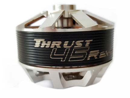 Motor with 'Thrust 45R' branding on a white background