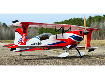 Precision Aerobatics Ultimate AMR 60 – White/Red/Blue