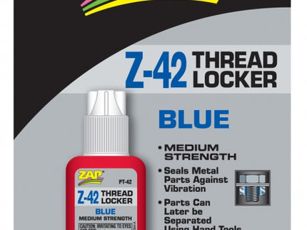 ZAP PT42 THREAD LOCKER Z-42 (BLUE) 0.2oz