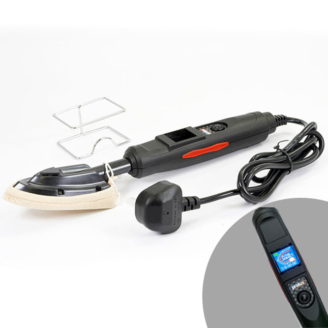 PROLUX DIGITAL TFT-LCD THERMAL SEALING IRON W/STAND UK 3-PIN