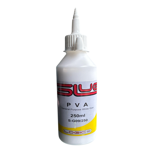 PVA 250ml bottle on white background
