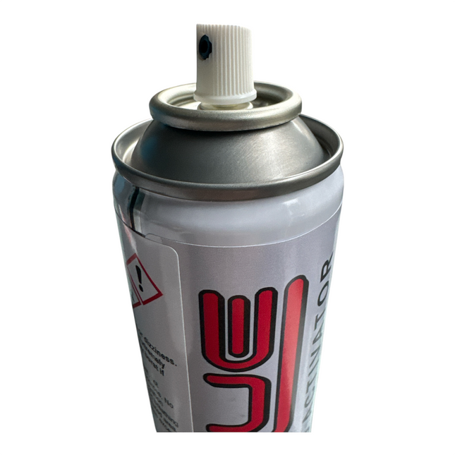 spray bottle on white background