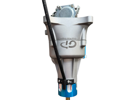 Mechanical component with visible branding on a white background