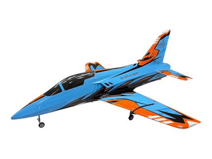 Skywing Warhawk 2.2M (84") Turbine Jet - (blue/orange/black)