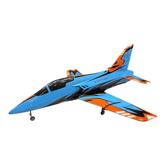 Skywing Warhawk 2.2M (84") Turbine Jet - (blue/orange/black)