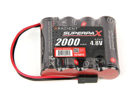 NiMH 4.8V 2000mAh AA SBS-Flat, Rx-JR