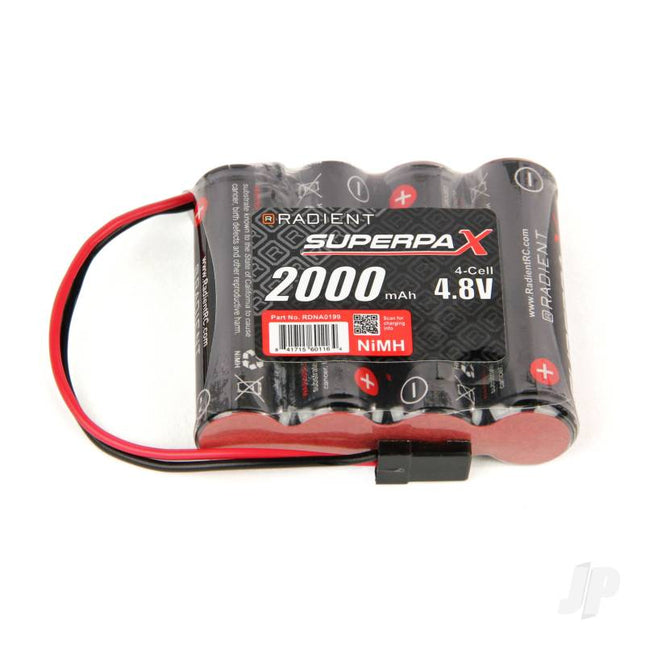 NiMH 4.8V 2000mAh AA SBS-Flat, Rx-JR