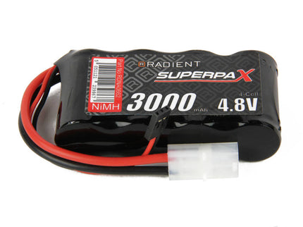 NiMH 4.8V 3000mAh SC Flat, Rx, TAM / JR