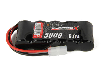 NiMH 6.0V 5000mAh SC Flat, Rx, TAM / JR