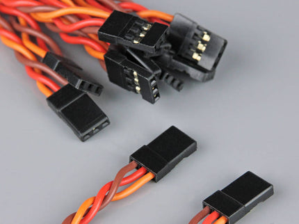 JR HD Twisted Male to Male 200mm (6 pcs)