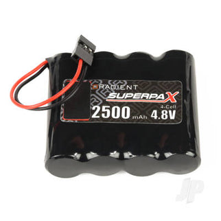 NiMH 4.8V 2500mAh AA SBS-Flat, Rx-JR