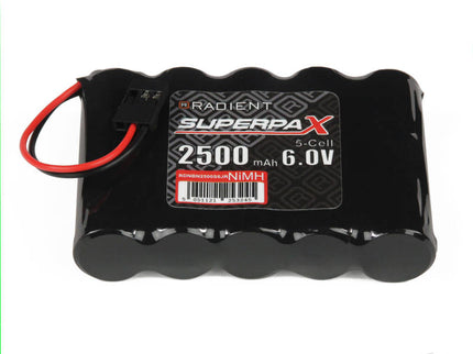 NiMH 6.0V 2500mAh AA SBS-Flat, Rx-JR