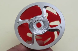 Kuza Vented Electric 3" (75mm) Spinner Red