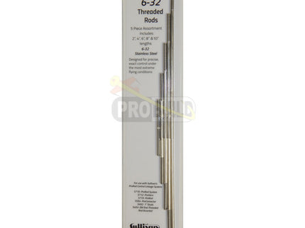 Sullivan S493 – 6-32 Double End Threaded Rods