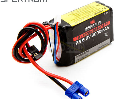 Spektrum 3000mAh 2S 6.6V Li-Fe Receiver Battery