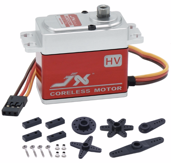 JX HV7232MG High Voltage Digital Servo – 32kg, Coreless, CNC Aluminium Case