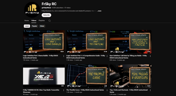 <h4><strong>FrSky Tech Tips Videos</strong></h4>