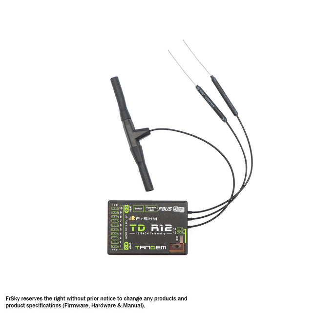 FrSky Tandem TD R12 Dual-Band Receiver – 12CH PWM / SBUS / FBUS