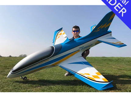 TopRC Model Sport jet Aspire Blue 79"