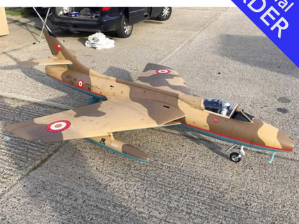 TopRC Model Hawker Hunter 1:5.8 Desert Scheme