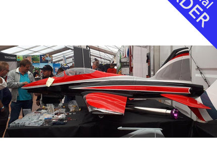 TopRC Model Voyager Sport Jet 128” Red/Black